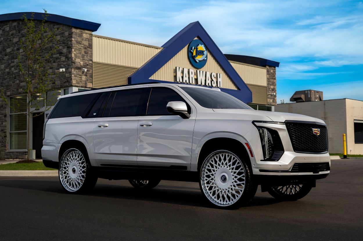 Luxury SUV at Jax Kar Wash Brighton location