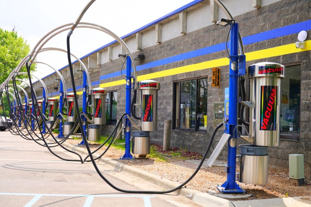 Free vacuum stations Jax Kar Wash Clinton Township