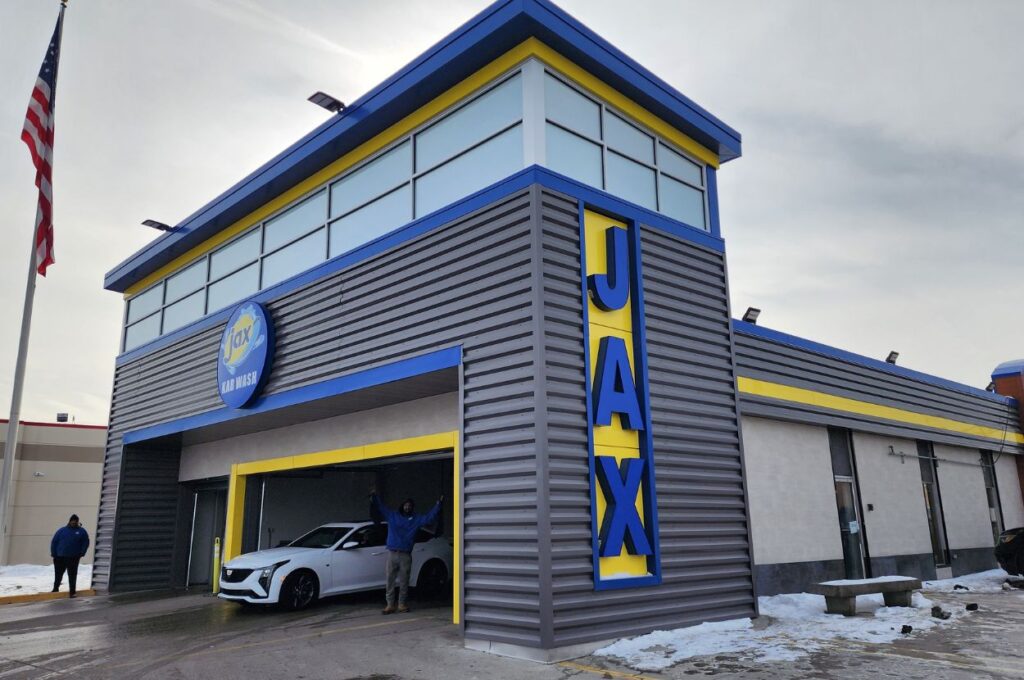 Jax Kar Wash Telegraph Road Southfield wash bay exterior